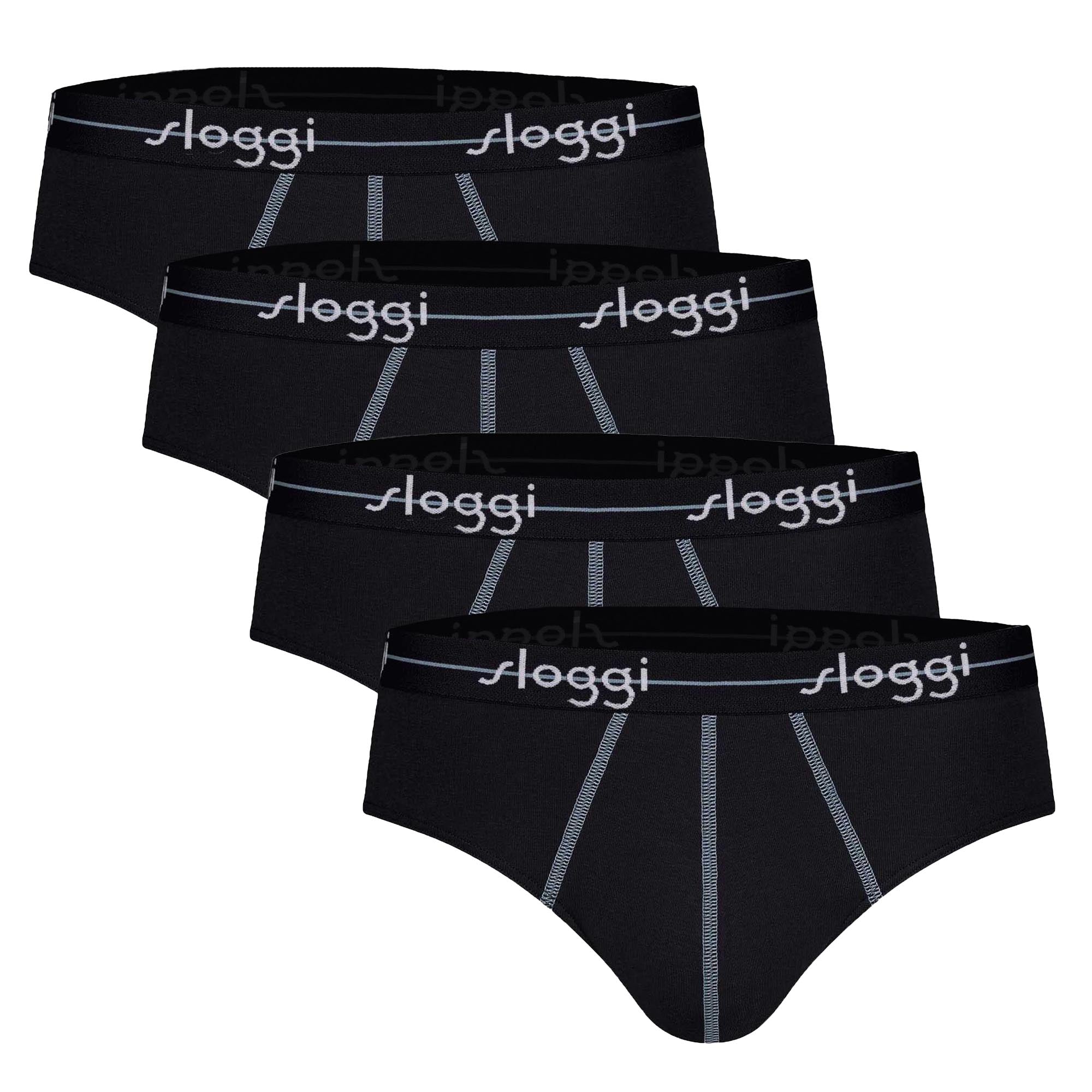 Sloggi Herren Slips 4er Pack - Start midi C4P box, Baumwolle