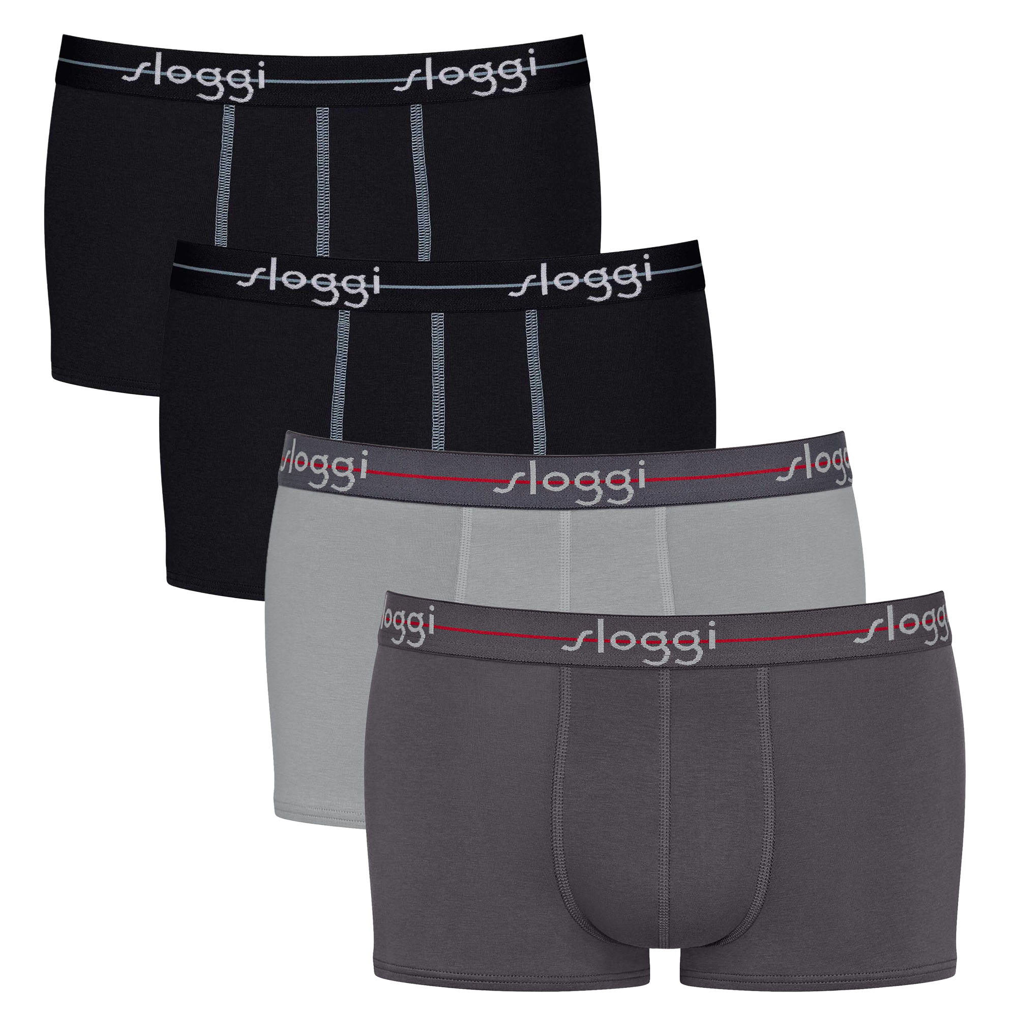 Sloggi Herren Hipster 4er Pack - Start Hipster C4P box, Boxershort, Baumwolle