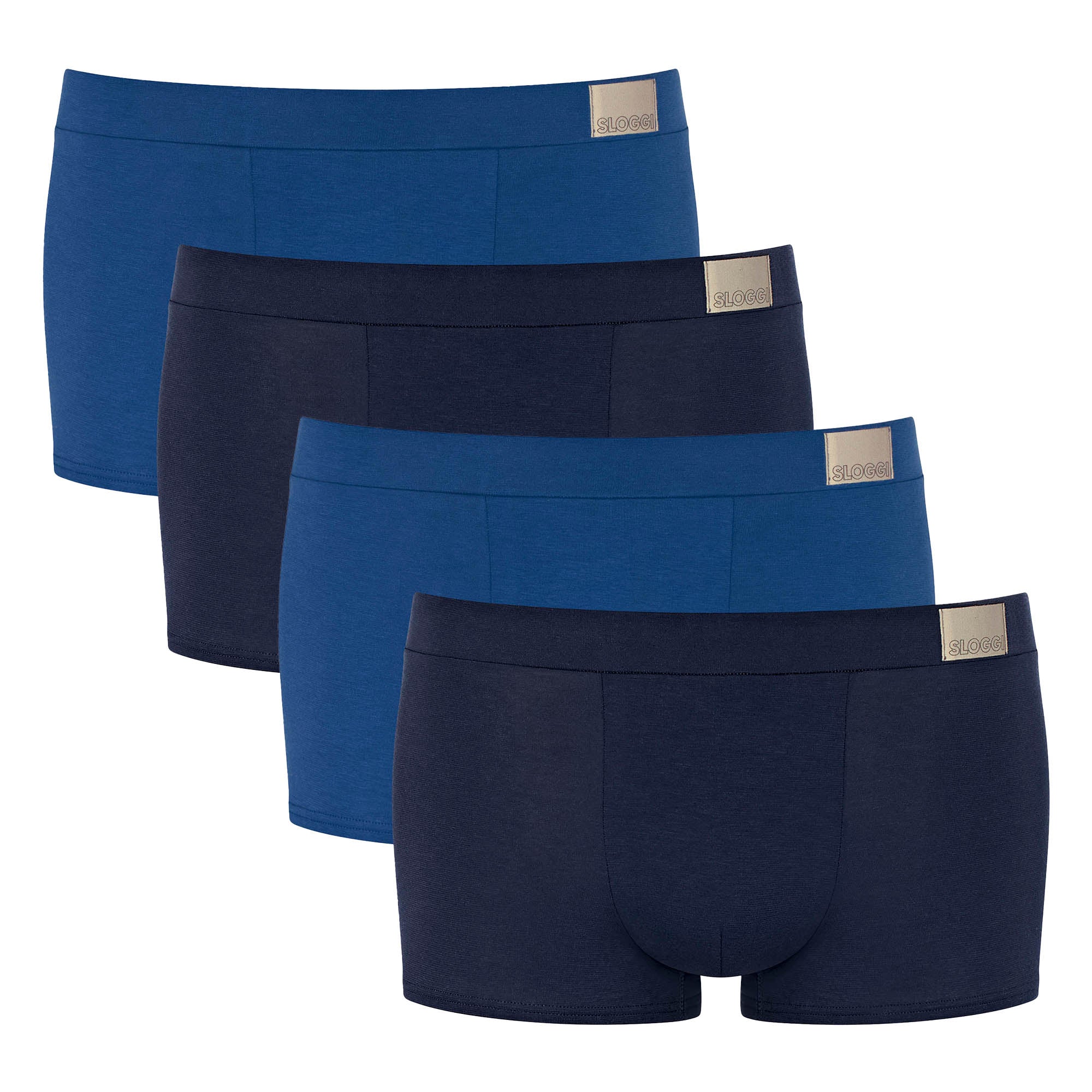 Sloggi Herren Hipster, 4er Pack - GO Natural Hipster C4P, Boxershorts, Cotton Stretch