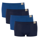 Sloggi Herren Hipster, 4er Pack - GO Natural Hipster C4P, Boxershorts, Cotton Stretch