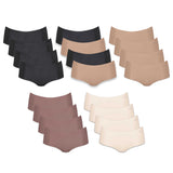 Sloggi Women's Shorts, 4-pack - Zero Microfibre 2.0 Shorts, Microfiber, Solid Color