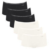 Sloggi ladies' panties, 6-pack - GO Crush Short C6P, pants, stretch cotton