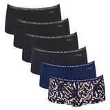 Sloggi ladies' panties, 6-pack - GO Crush Short C6P, pants, stretch cotton