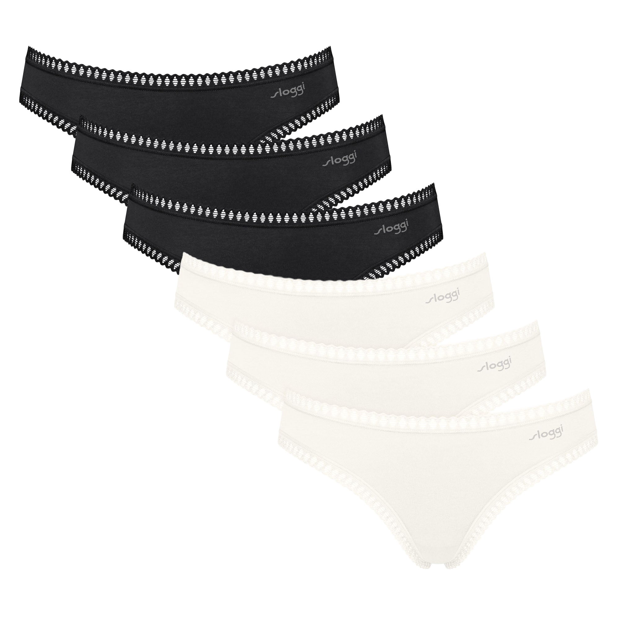 Sloggi Damen Slips, 6er Pack - GO Crush Mini C6P, Unterhose, Stretch-Baumwolle