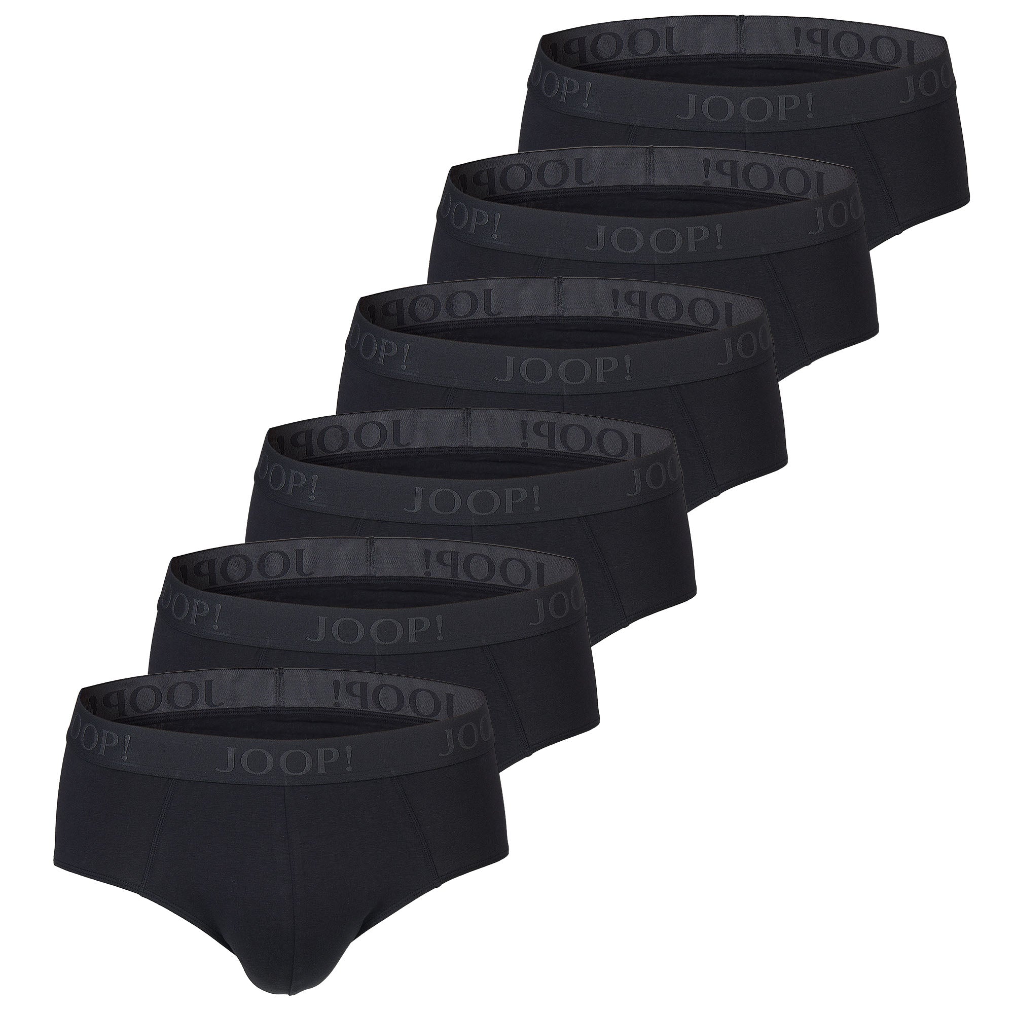 JOOP! Herren Slips, 6er Pack - Everyday, Basic, Cotton Stretch, Logo