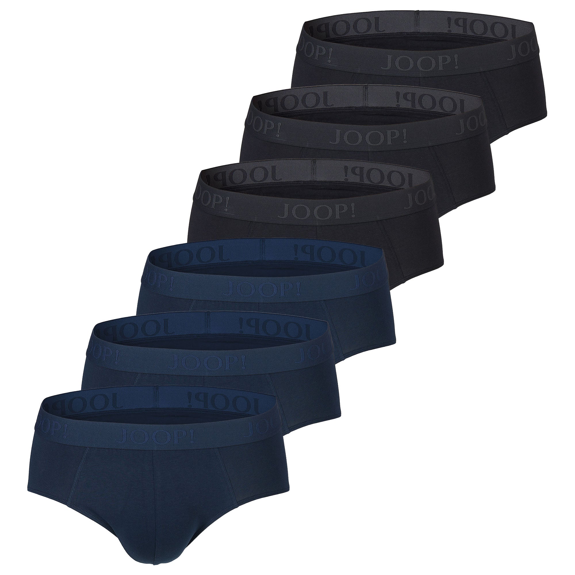JOOP! men's briefs, 6-pack – Everyday, Basic, Cotton Stretch, Logo