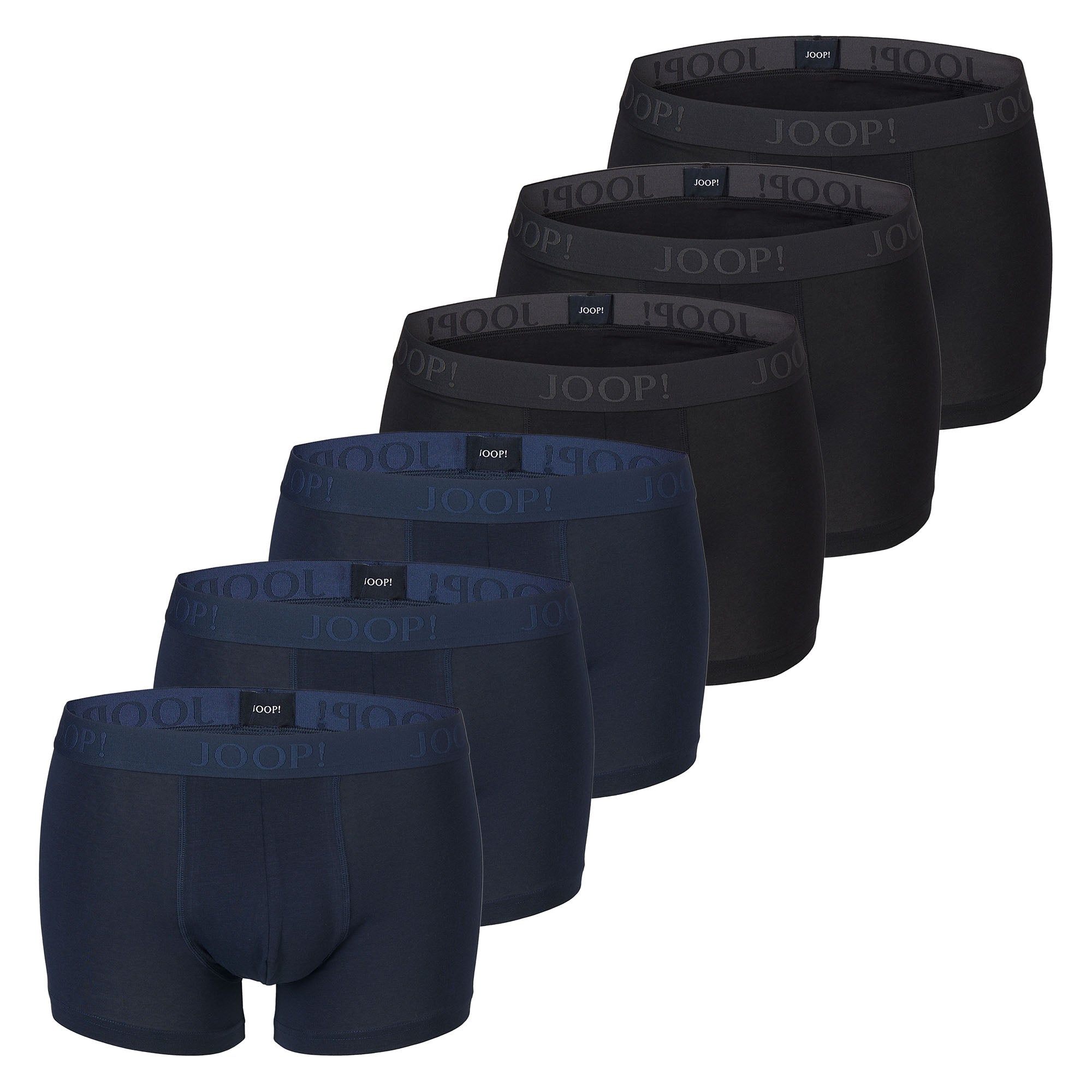 JOOP! Herren Boxershorts, 6er Pack - Everyday, Basic, Cotton Stretch, Logo