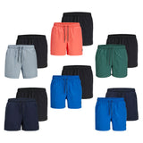 JACK&JONES Men Swim shorts 2-pack - JPSTMAUI JJSWIM SOLID AKM SN, swim trunks