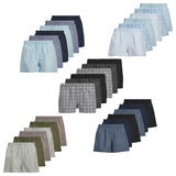 JACK&JONES men's woven boxer shorts, pack of 6 - JACMILANO WOVEN BOXERS 6 PACK , cotton