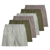 JACK&JONES men's woven boxer shorts, pack of 6 - JACMILANO WOVEN BOXERS 6 PACK , cotton