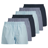 JACK&JONES men's woven boxer shorts, pack of 6 - JACMILANO WOVEN BOXERS 6 PACK , cotton