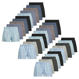 JACK&JONES men's woven boxer shorts, 10-pack JACMILANO WOVEN BOXERS 10 PACK, cotton