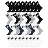 STARTER Unisex Socks, 9-Pack – Crew Socks, Logo, Cotton Blend