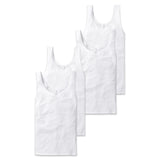 SCHIESSER Women's Undershirts, 4-Pack - ‘Cotton Essentials’, Tank Top, Cotton