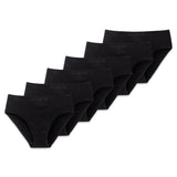 SCHIESSER Women's Tai Briefs, 6-pack – ‘Cotton Essentials’, Tai Pants, cotton