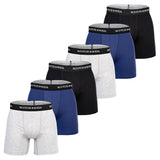 SCOTCH&SODA Herren Boxershorts, 6er Pack - Solid Cotton Stretch