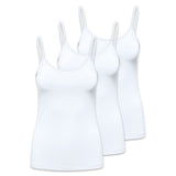 ONLY Damen Spaghetti-Top 3er Pack - ONLEA NEW SINGLET JRS, Unterhemd, Stretch