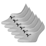 PUMA Unisex Socks, Pack of 6 - Footie, unicolored