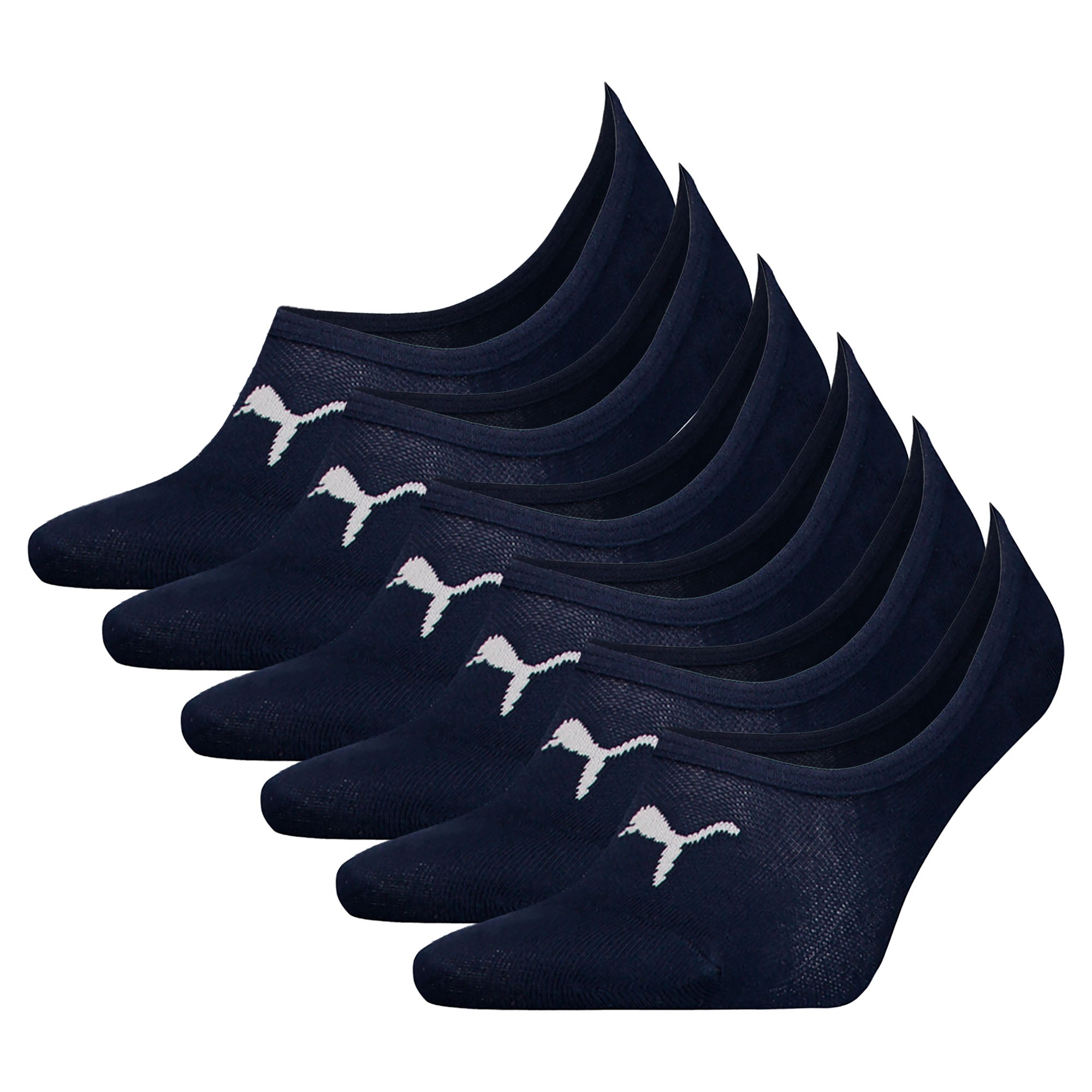 PUMA Unisex Füßlinge, 6er Pack - Footie, einfarbig