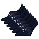 PUMA Unisex Socks, Pack of 6 - Footie, unicolored