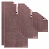 JOOP! Towel Set, 10 pieces - J! Joop! Contour, 2x bath towel, 4x hand towel, 4x guest towel
