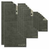 JOOP! Towel Set, 10 pieces - J! Joop! Contour, 2x bath towel, 4x hand towel, 4x guest towel