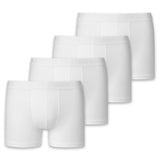 SCHIESSER Boys Shorts 4-Pack - Series 95/5, Solid Color, Organic Cotton