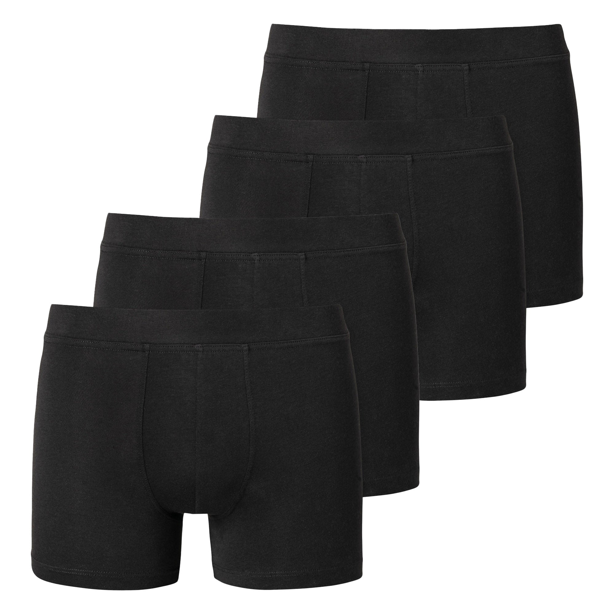 SCHIESSER Jungen Boxerhorts, 4er Pack - Unterhose, Pants, Cotton Stretch, 140-176