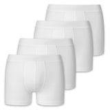 SCHIESSER boys Boxerhorts, pack of 4 - underpants, pants, cotton stretch, 140-176