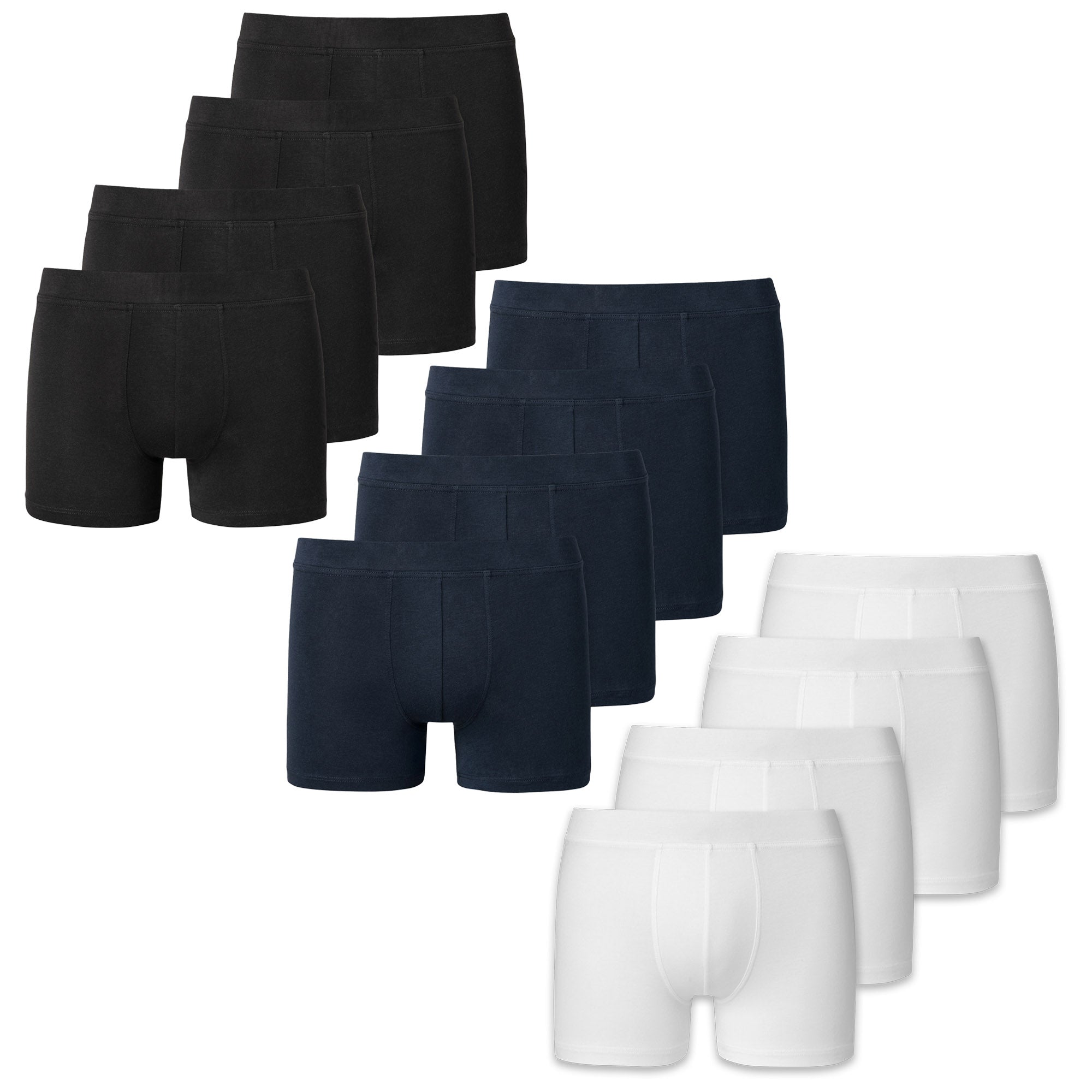 SCHIESSER Jungen Boxerhorts, 4er Pack - Unterhose, Pants, Cotton Stretch, 140-176