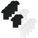 SCHIESSER Men's T-Shirt 4-Pack - Series "95/5", V-Neck, S-4XL