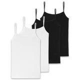 SCHIESSER Women Spaghetti Top, 4-Pack - Single Jersey, Series 95/5, uni