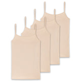 SCHIESSER Damen Spaghettitop, 4er Pack - Single Jersey, Serie 95/5, uni