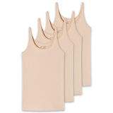 SCHIESSER Women Tank Top, Pack of 4 - Single Jersey, Series 95/5, uni