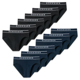 SCHIESSER Men's Briefs, 6-Pack – ‘95/5’, Rio Briefs, Logo Waistband, Stretch Cotton