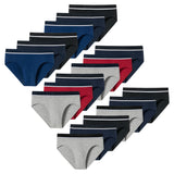 SCHIESSER Men's Briefs, 6-Pack – ‘95/5’, Rio Briefs, Logo Waistband, Stretch Cotton