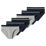 SCHIESSER Men's Briefs, 6-Pack – ‘95/5’, Rio Briefs, Logo Waistband, Stretch Cotton
