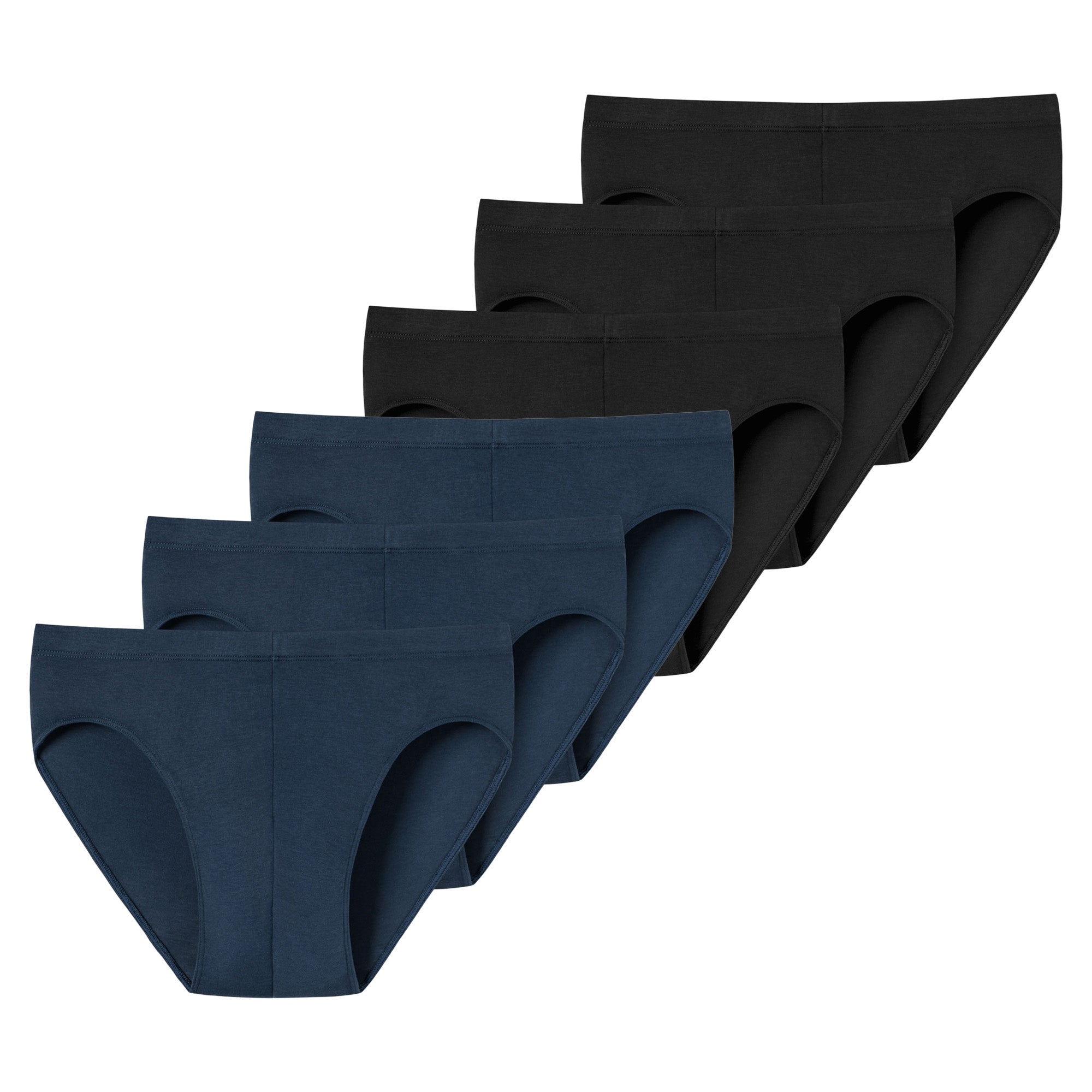 UNCOVER by SCHIESSER Herren Slip, 6er Pack - UNCOVER Cotton, Supermini, Single Jersey