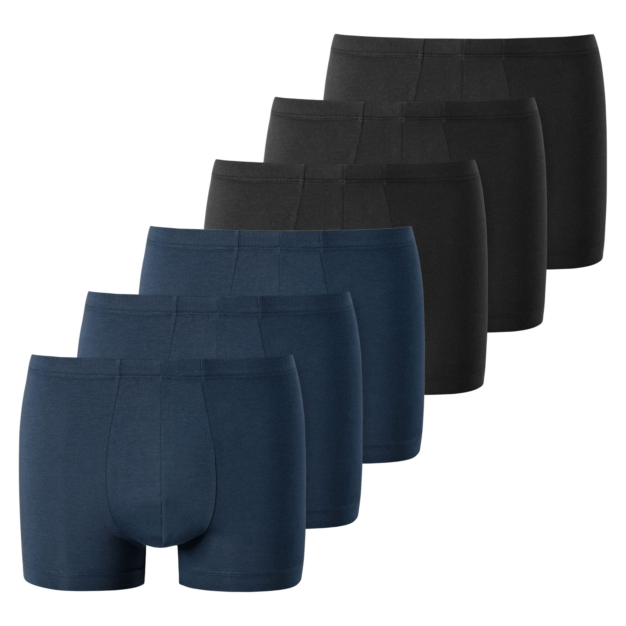 UNCOVER by SCHIESSER Herren Boxershorts, 6er Pack - UNCOVER Cotton, Shorts, Single Jersey