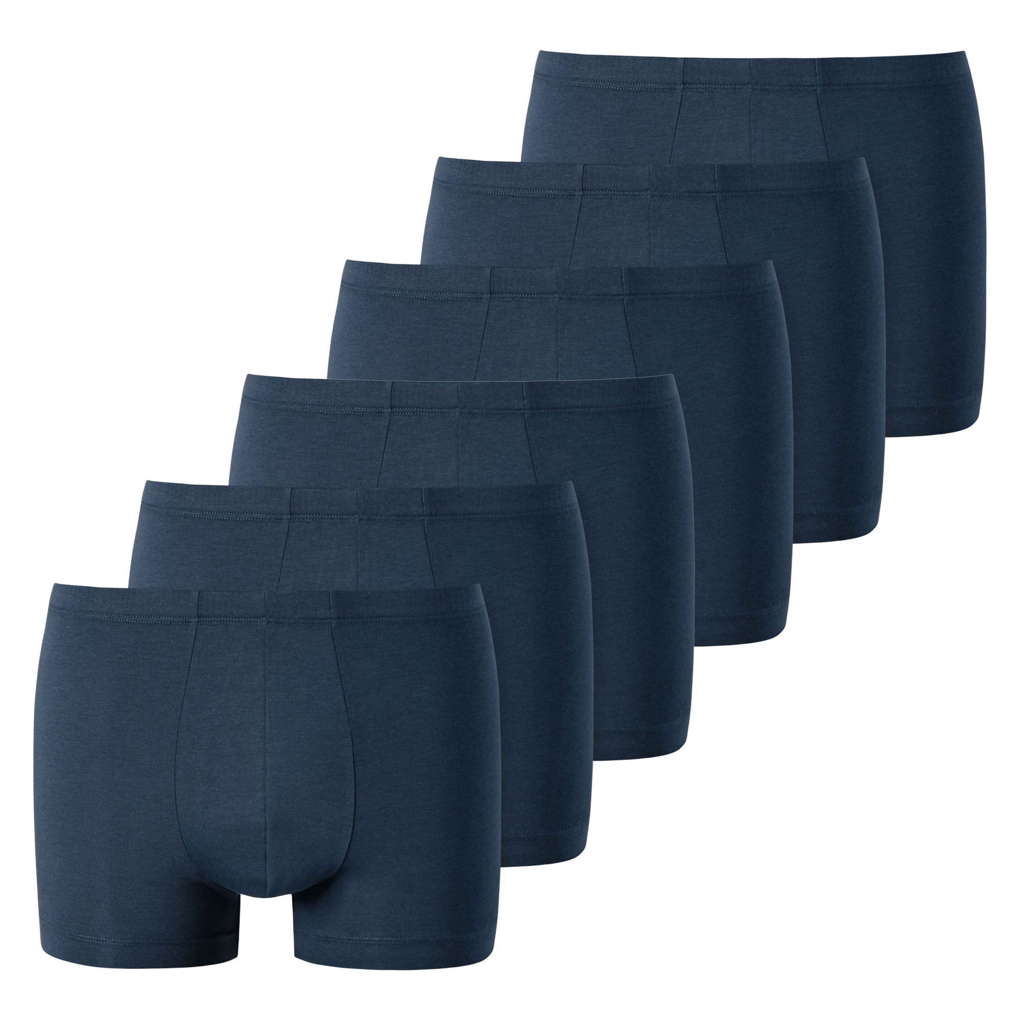 UNCOVER by SCHIESSER Herren Boxershorts, 6er Pack - UNCOVER Cotton, Shorts, Single Jersey