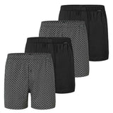 SCHIESSER Herren Jersey-Boxershorts, 4er Pack - 4Pack Boxershorts, Baumwolle, einfarbig