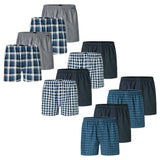 SCHIESSER men's woven boxer shorts, 4-pack - woven fabric, pants, cotton