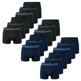 SCHIESSER Men's Boxer Shorts, 6-Pack - ‘95/5’, Trunks, Cotton Stretch, Logo Waistband