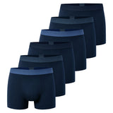 SCHIESSER Men's Boxer Shorts, 6-Pack - ‘95/5’, Trunks, Cotton Stretch, Logo Waistband