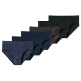 SCHIESSER Herren Slips, 6er Pack - "95/5", Supermini, Cotton Stretch, uni/gestreift