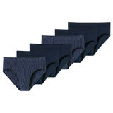 SCHIESSER Herren Slips, 6er Pack - "95/5", Supermini, Cotton Stretch, uni/gestreift