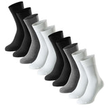 SCHIESSER Men's Socks, 10-pack – ‘Bluebird’, cotton blend, plain/patterned