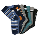SCHIESSER boys' socks, pack of 10 – ‘Legwear Teens’, patterned, cotton blend