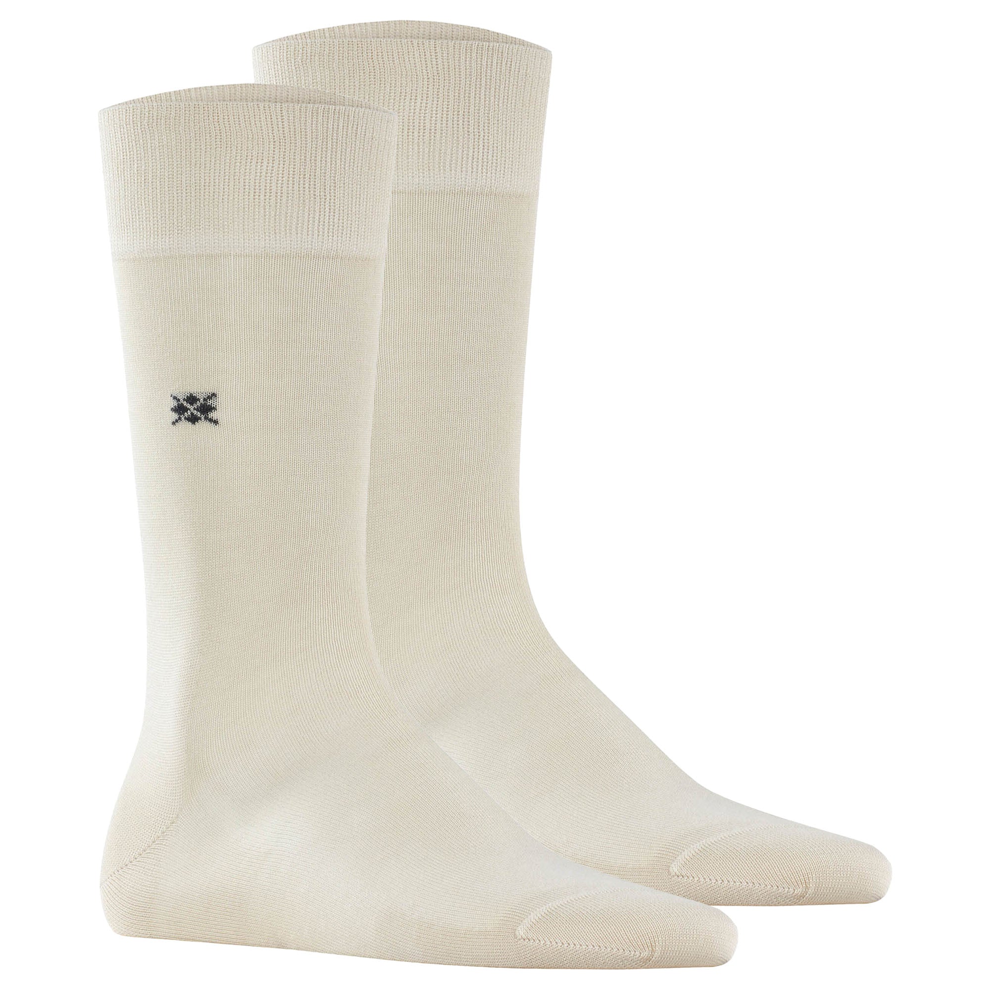 Burlington Herren Socken 2er Pack - DUBLIN, Kurzstrumpf, Logo, One Size, einfarbig