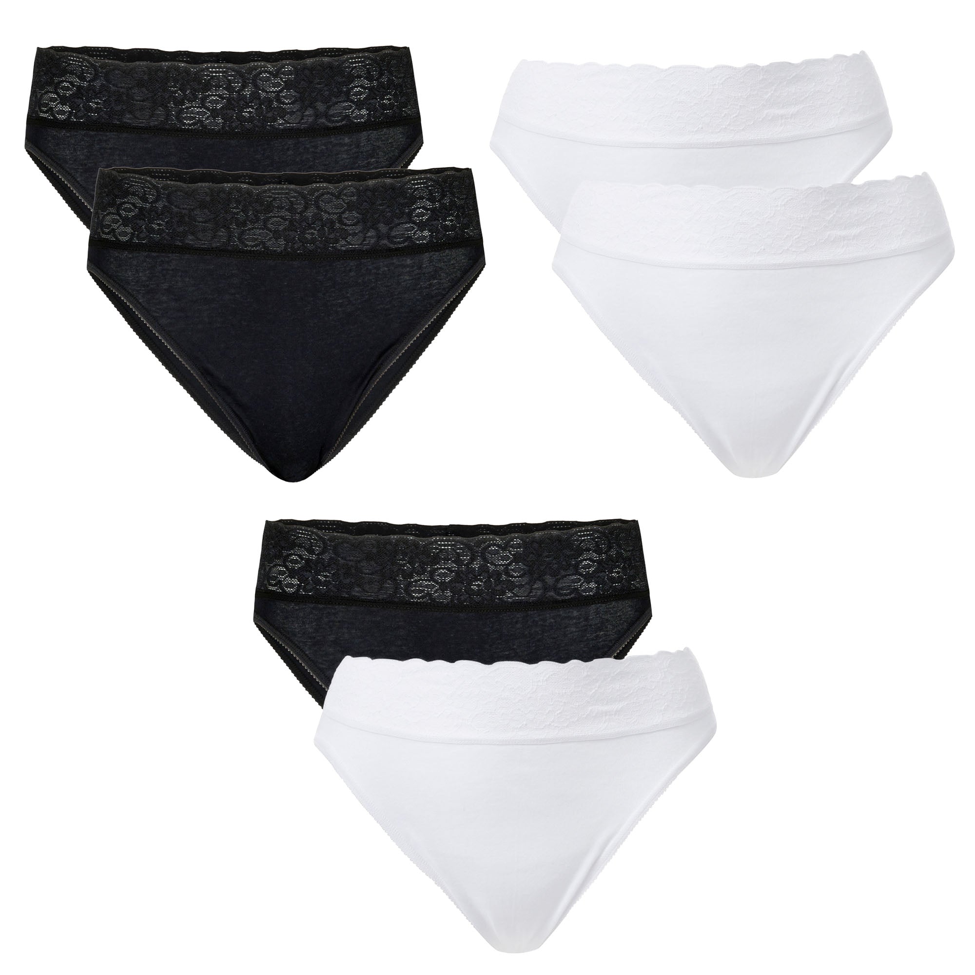 CALIDA Damen Slip 2er Pack - Iconics, Jazzpant, Spitze, Baumwolle